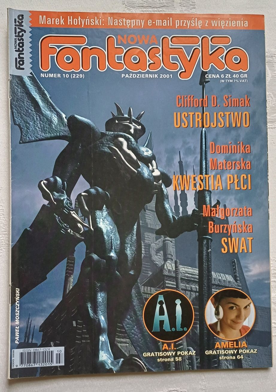 NOWA Fantastyka * 10 (229) Październik 2001