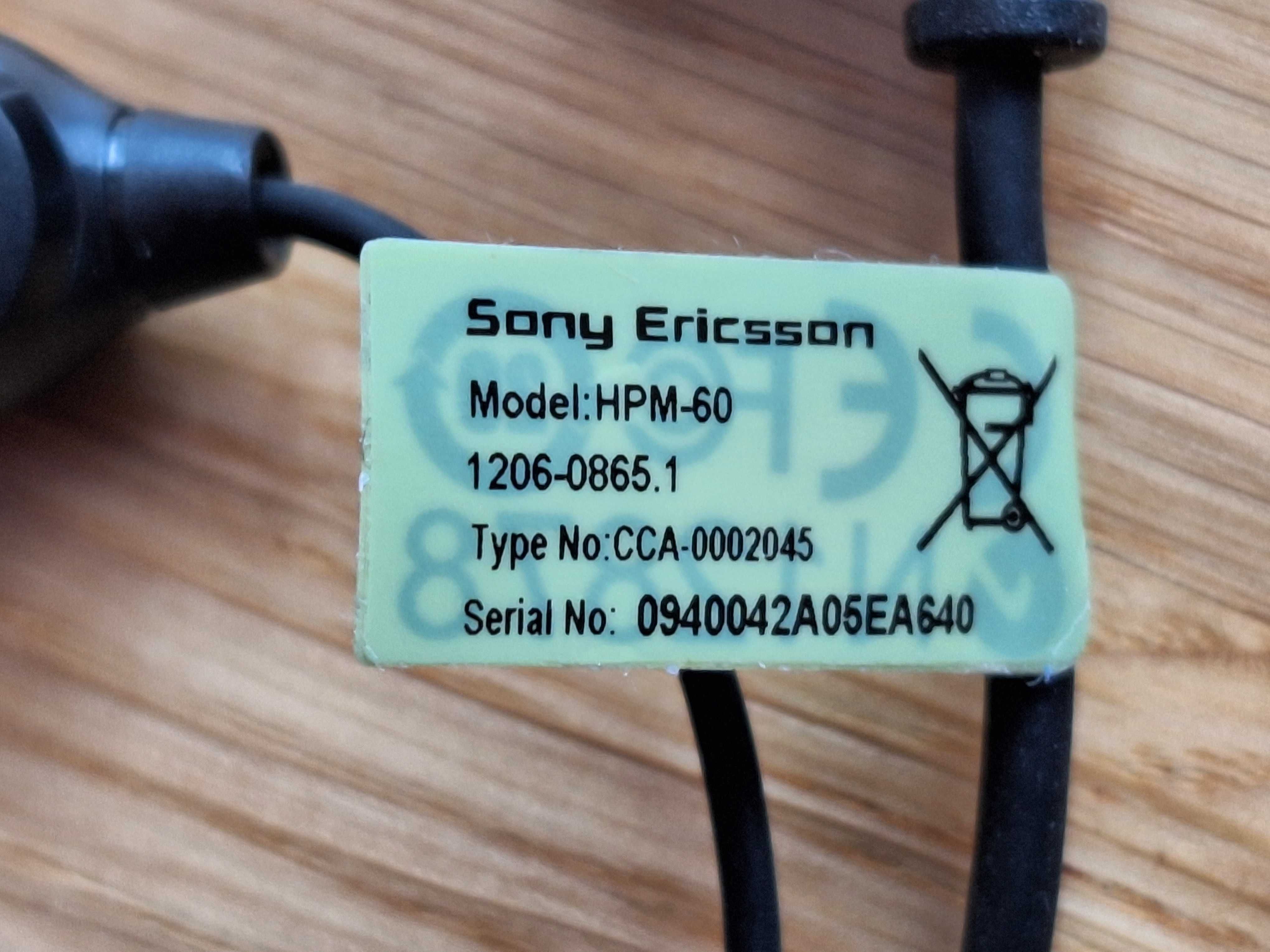 Słuchawki Sony Ericsson