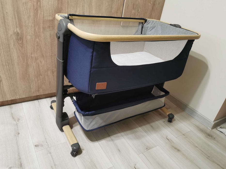 dziecięce łóżeczko dostawka Lionelo Timon granat