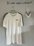 Biała koszulka t-shirt z nadrukiem Adidas originals r. S UNISEX