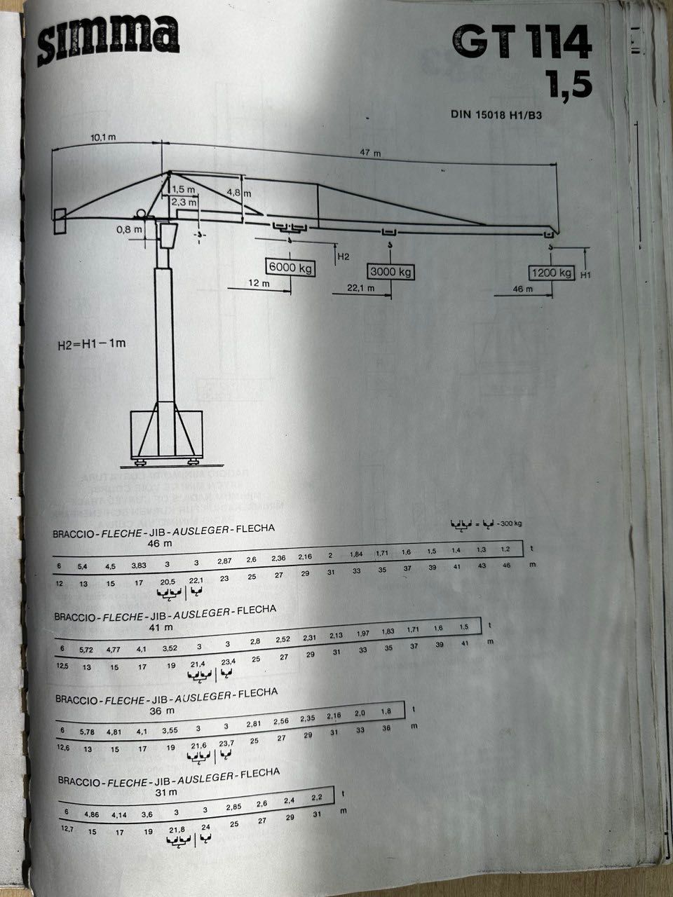 ПРОДАЖ / Оренда баштового крана SIMMA GT114