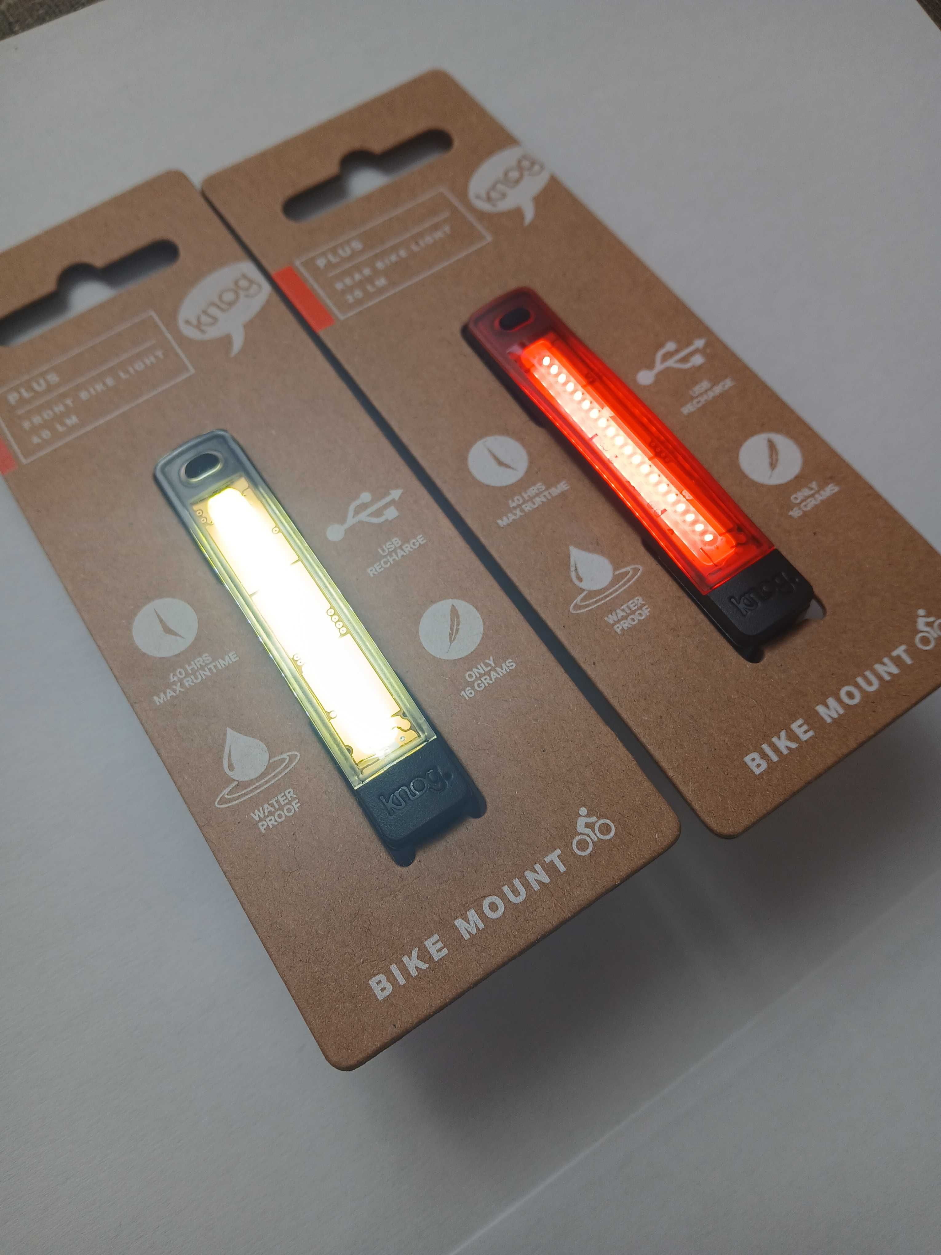 Zestaw lampek Knog plus Twinpack przód i tył*nowe i oryginalne