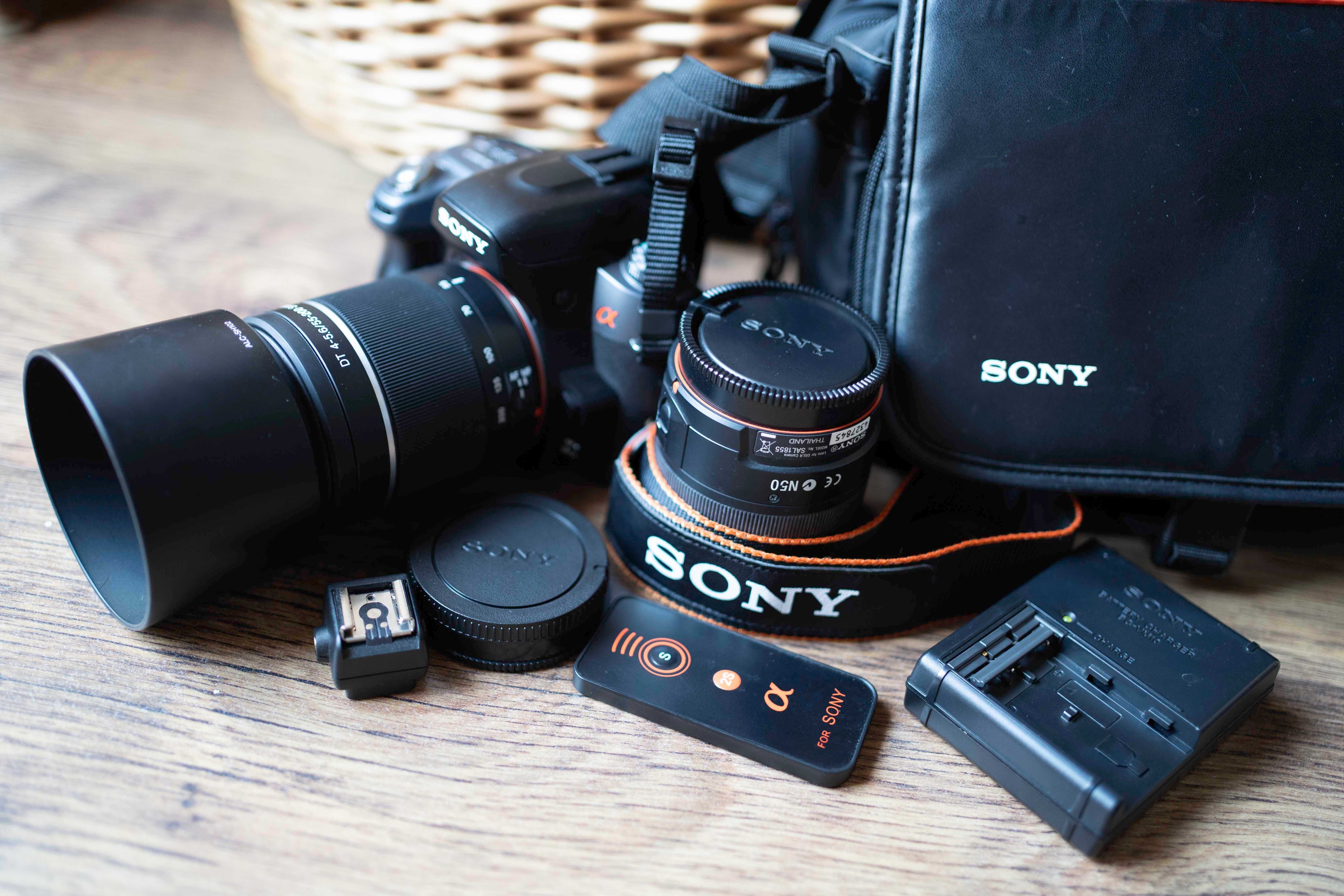 Sony a550 aparat NA PREZENT przebieg TYLKO 10K zdjęć! Sony a7 a350 a58