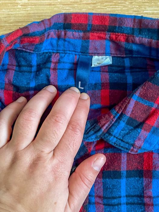 Camisa Flanela Axadrezada H&M, L