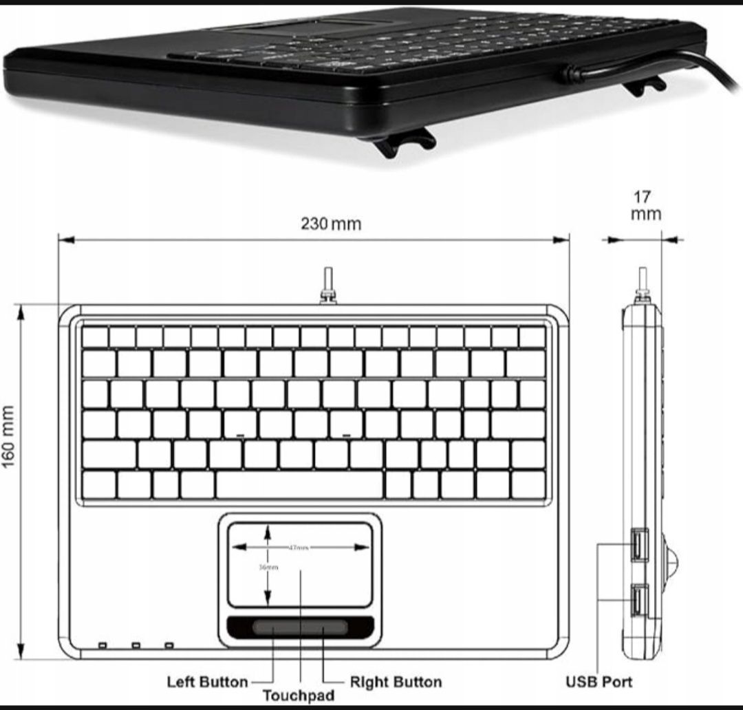 Klawiatura Periboard-510 H PLUS