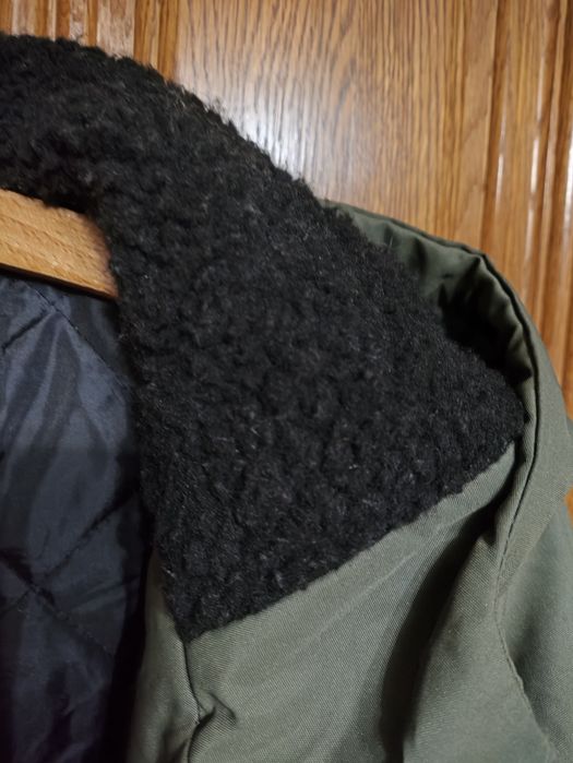 Duńska kurtka parka ocieplana Mono roz. 12-14 szerokość tylko 51 cm