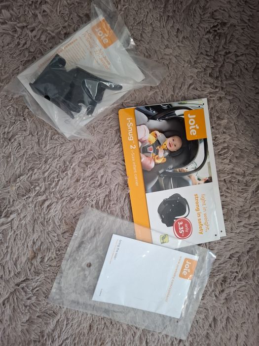 Fotelik Joie i-Snug 2 Shale + baza i-Base Advance (dla bliźniaków)