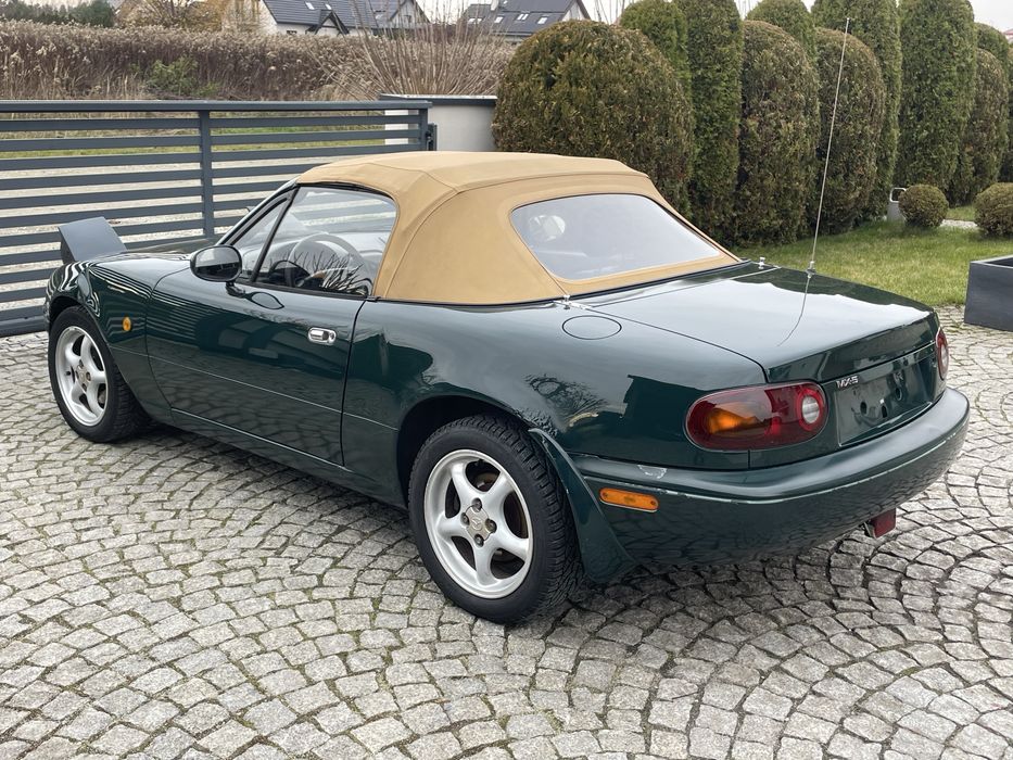 Mazda Mx5 NA 1996 British Racing Green Beżowy Dach