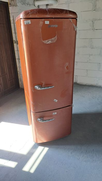 Яскравий ретро холодильник Gorenje wss43 доставка гарантія