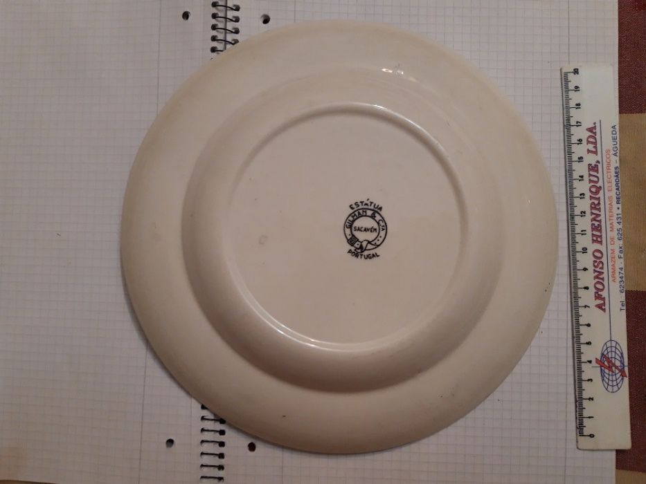 Prato decorativo Sacavem coleção Estatua