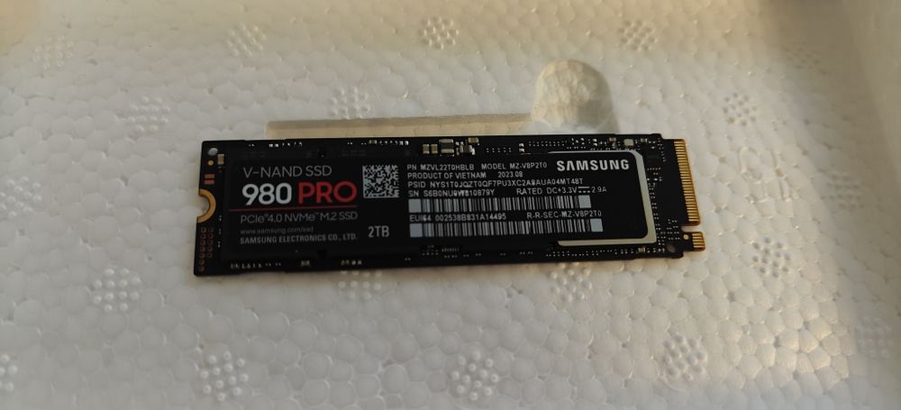 Твердотільний накопичувач/диск SSD Samsung 980 PRO 2TB M.2 2280 NVMe