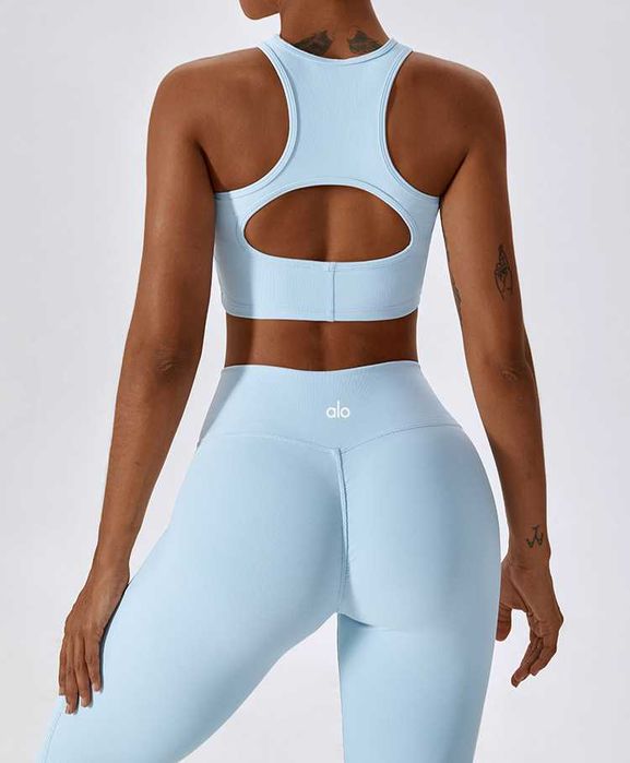 Топ спортивний Alo Yoga Fitness Top Sky Blue