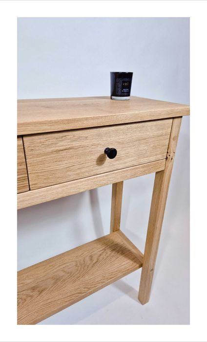 Konsola Dębowa lite drewno