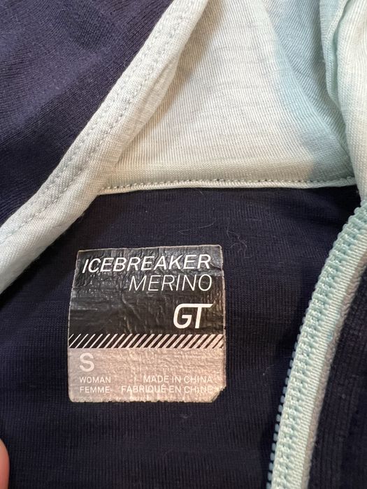 Icebreaker спортивна кофта , зіп худі , шерсть S