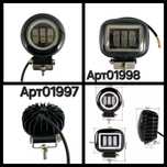 Дополнительная светодиодная фара 45w с ангельскими глазками LED фара