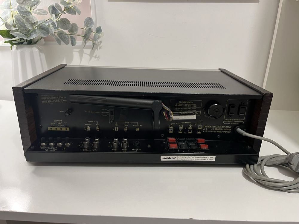 Amplituner Pioneer SX 450 po serwisie