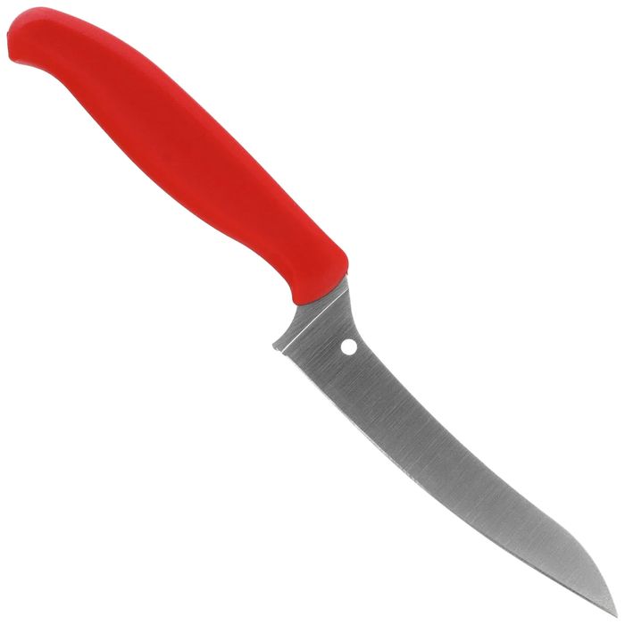 Nóż kuchenny Spyderco Z-Cut Pointed Tip Red Polypropylene, Satin CTS