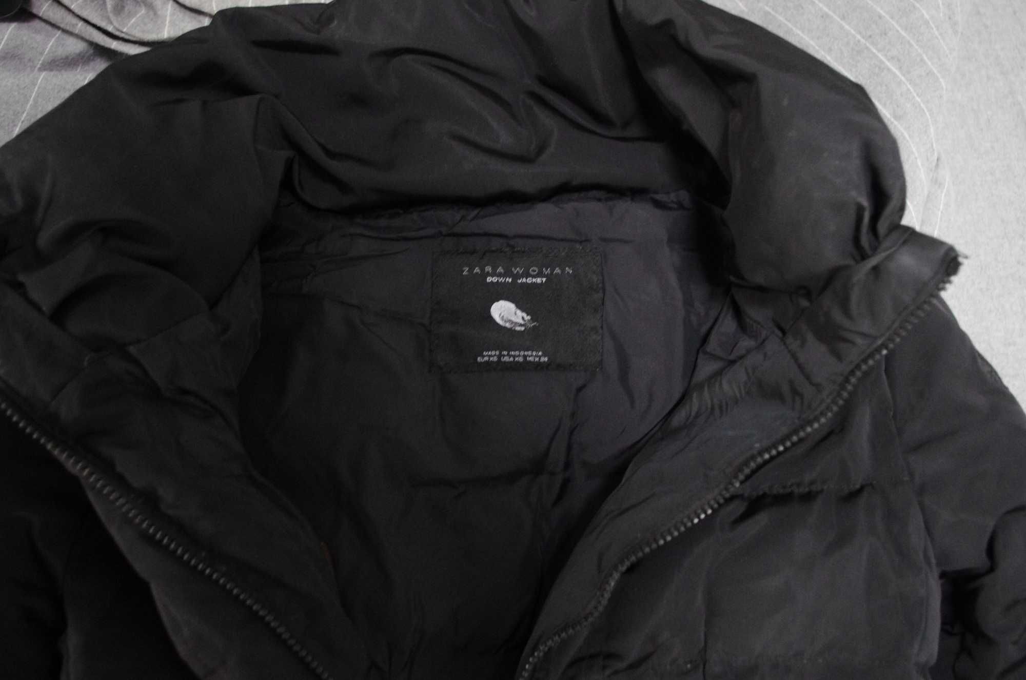ZARA пуховики зимова куртки XS зимняя куртка