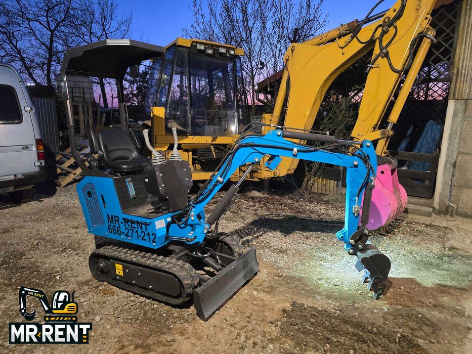 Minikoparka bez operatora-Wynajem-dowóz pod wskazany adres!