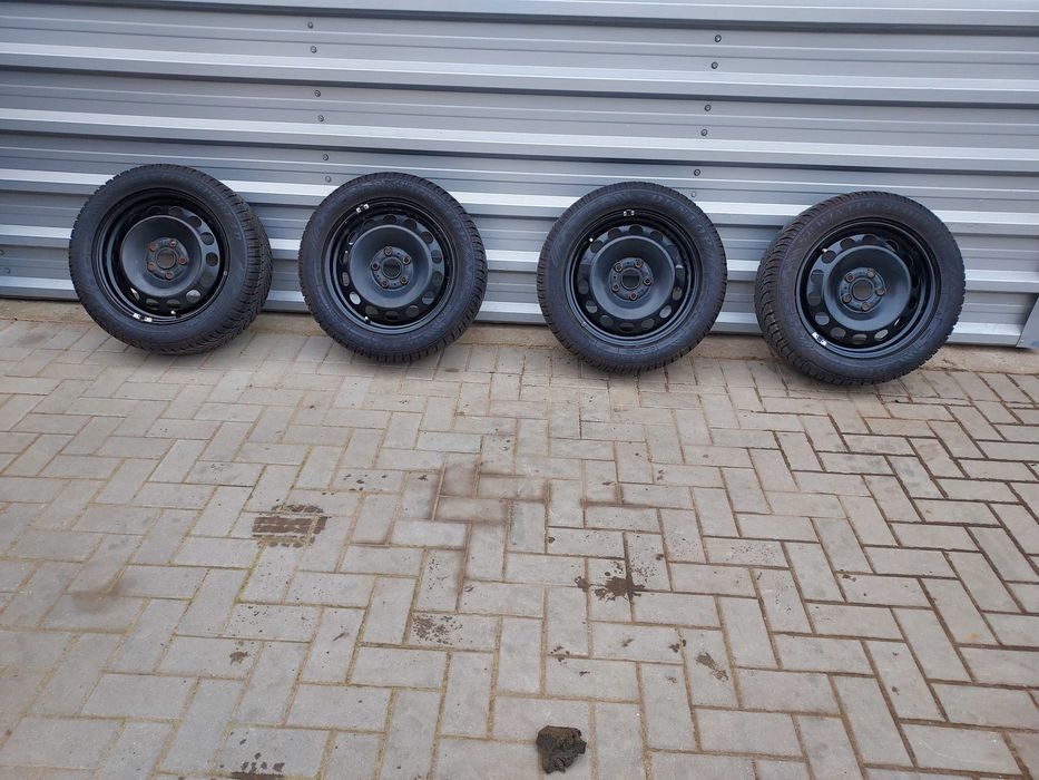 Felgi Koła Opony 205/55R16 Dunlop winter sport 4D Zimowe Vw