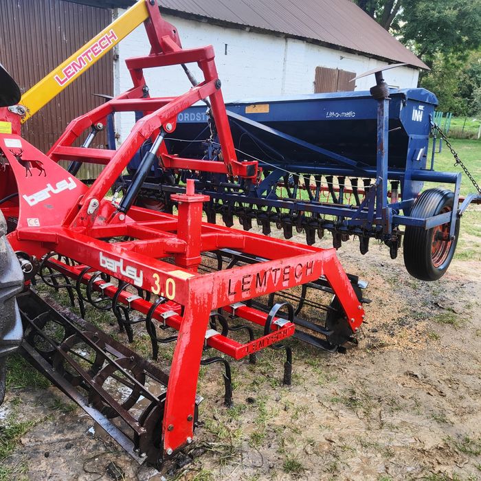 Agregat uprawowo-siewny  hydropak 3m siewnik Nordsten zestaw