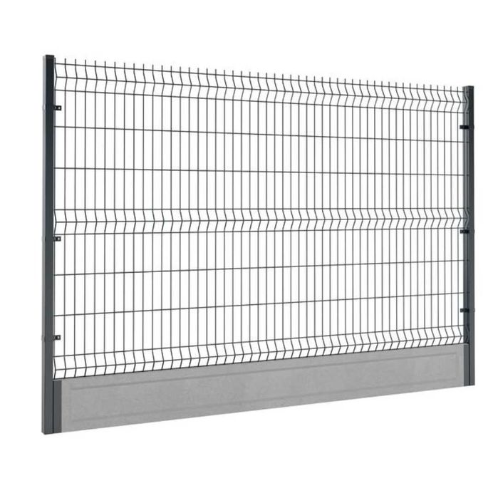 Kompletne ogrodzenie panelowe 153 fi4 Panel , Słupek, Podmurówka