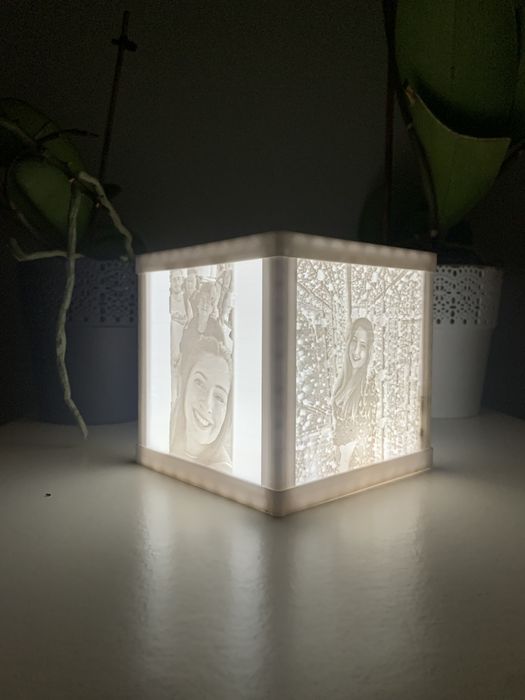 Luminária Fotográfica 4 em 1: Memórias Iluminadas!(personalizável)