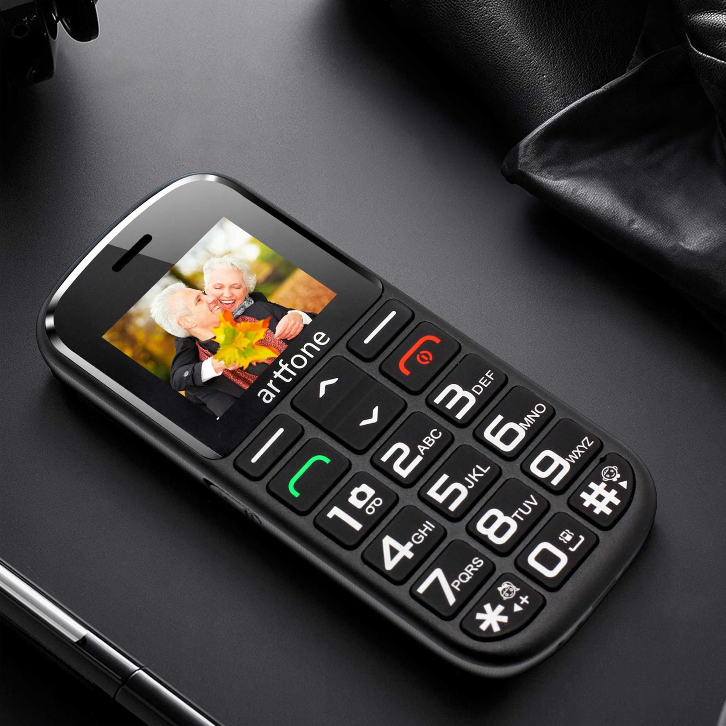 telefon komórkowy dla seniora z przyciskiem sos duże klawisze sim gsm