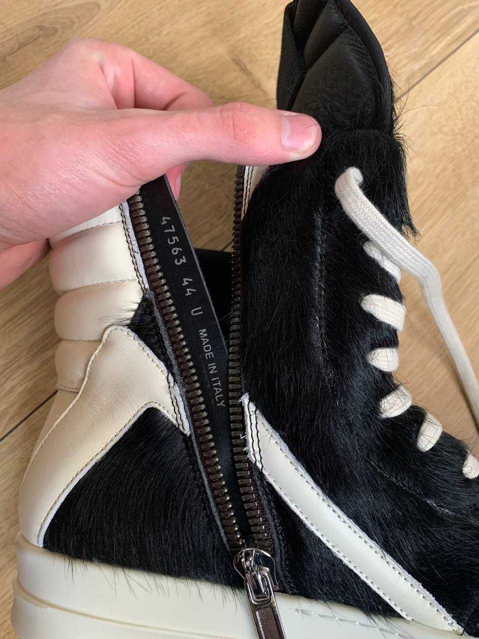 rick owens ponyhair geobaskets