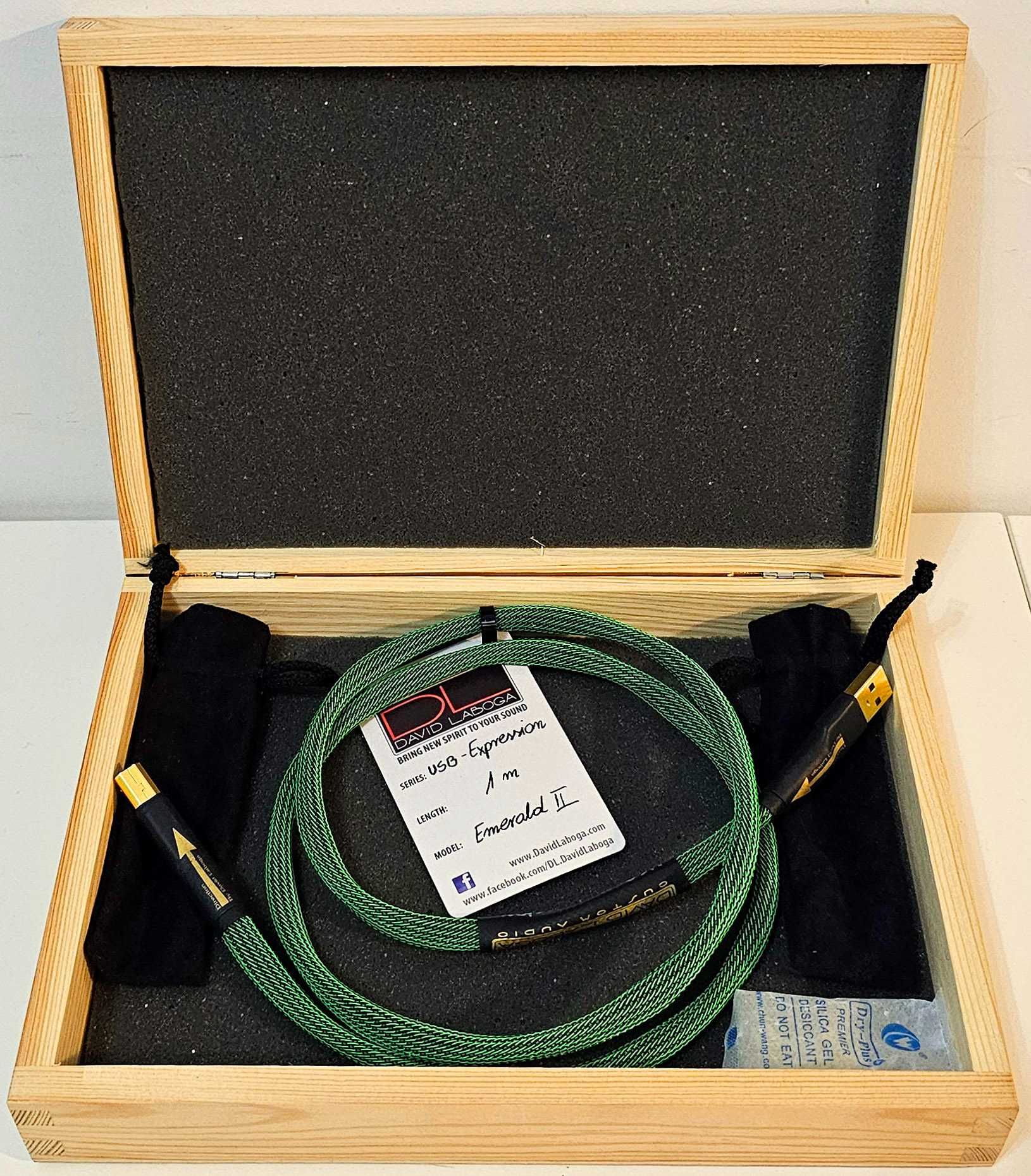 David Laboga Custom Audio Emerald MK2 USB A-B kabel przewód DL