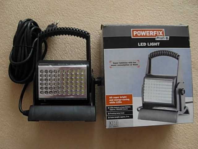 Lampa warsztatowa LED 3 W 60 p. 230 V nowa+2 szt. gratis