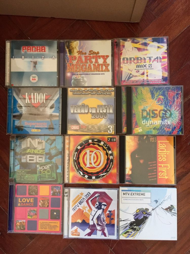 CDS - varios estilos: Rock, Pop, new age, classico, etc