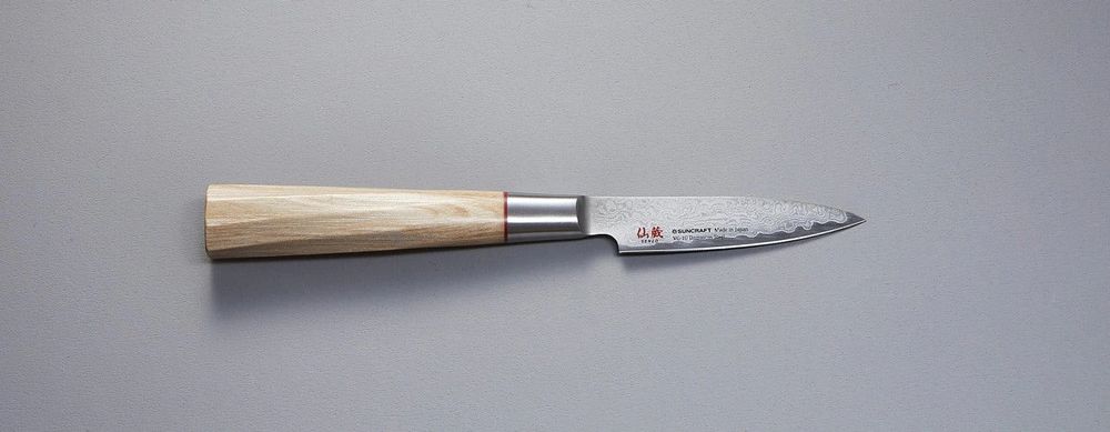 Nóż kuchenny Suncraft SENZO TWISTED OCTAGON Paring 80 mm [TO-01]