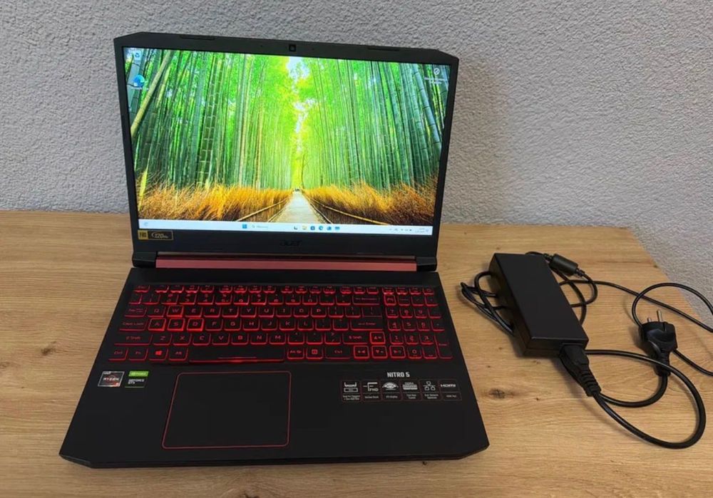 Laptop Gamingowy  Acer Nitro 5 16GB RAM 512GB Dysk  Gtx 1650 Ryzen 5