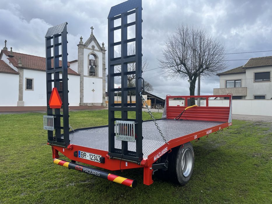 Reboque agricola porta maquinas 6t