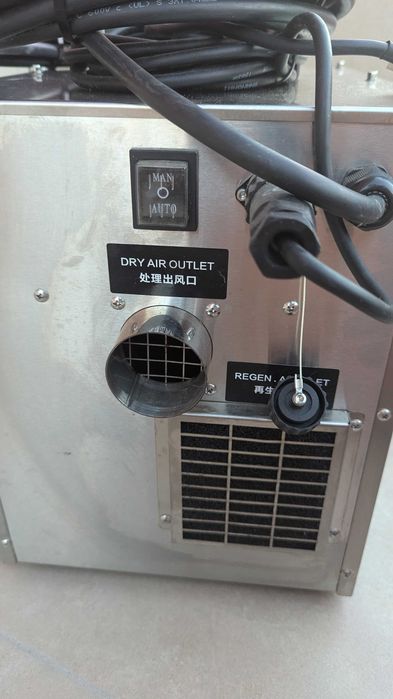 Profesjonalny osuszacz adsorpcyjny - 100 m³/h - 21 l/24 h nierdzewka