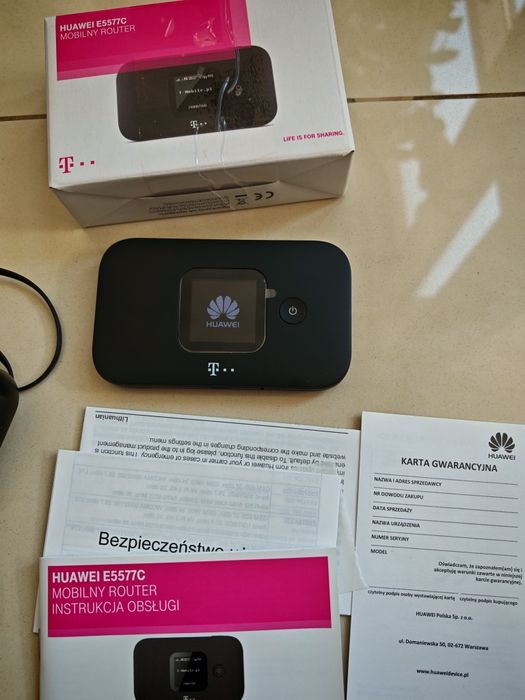 Router mobilny przenośny na wyjazdy do samochodu 4G LTE Huawei modem