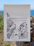 Desenho a Carvão sobre Papel