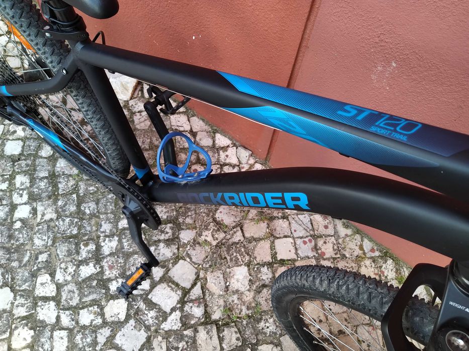 Btwin Rockrider ST120, L, 27,5 (cinza e azul)