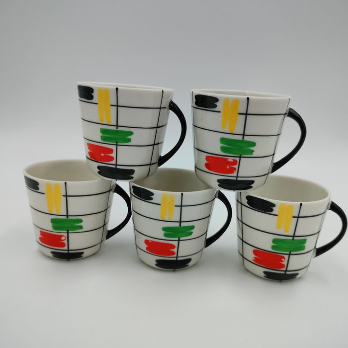 Serwis Kawowy Chodzież Prometeusz Porcelana PRL Pikasia