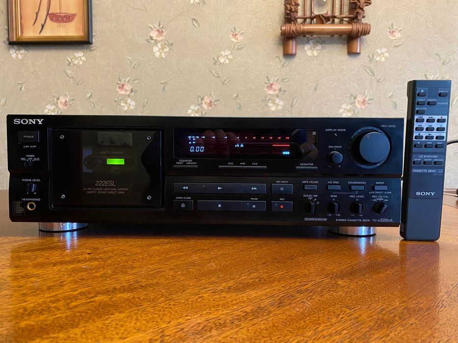 кассетная дека SONY TC-K222ESL+пульт