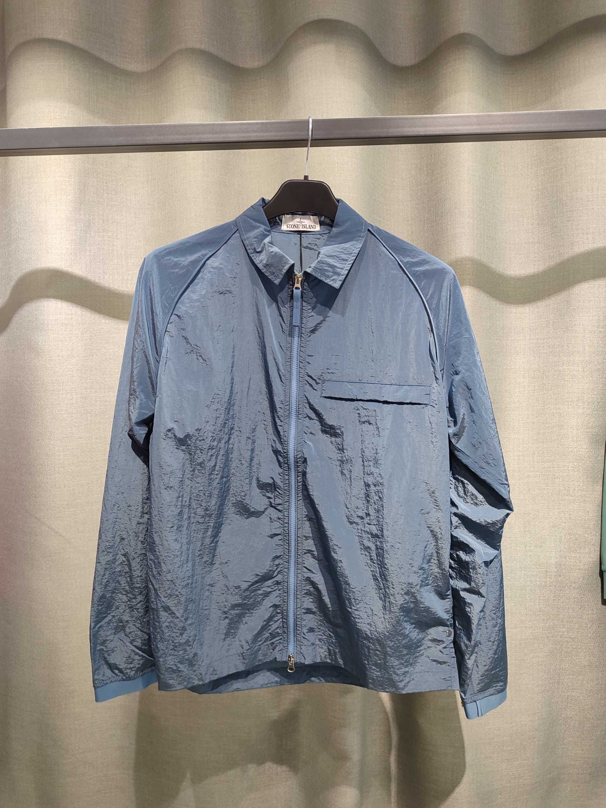 Сорочка STONE ISLAND 12321 Nylon Metal Overshirt Blue