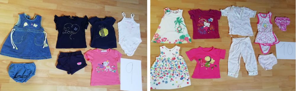 Roupa para bebés dos 12-18 meses