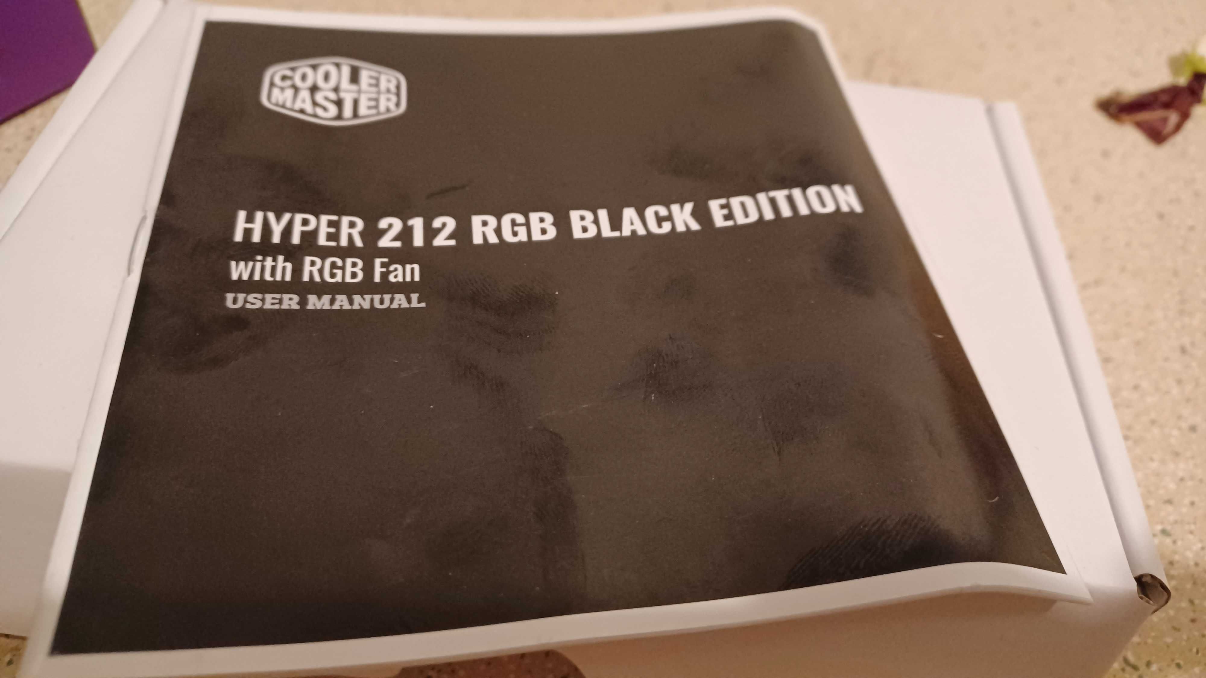Chłodzenie CPU COOLER MASTER Hyper 212 RGB Black Edition