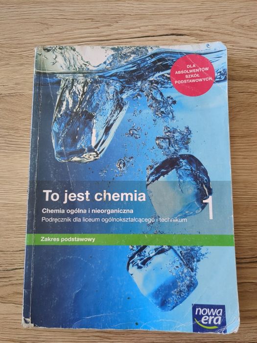 To jest chemia 1 liceum technikum