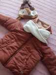 Kurtka zimowa Zara r.92+czapeczka+komin