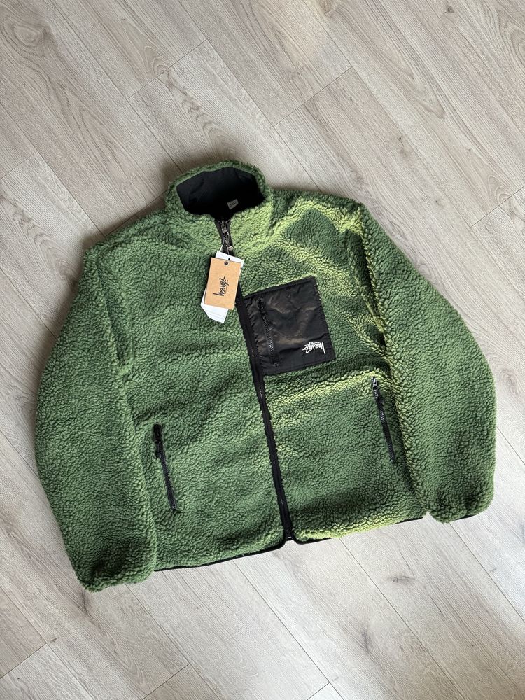 Куртка шерпа  Stussy (двостороння)