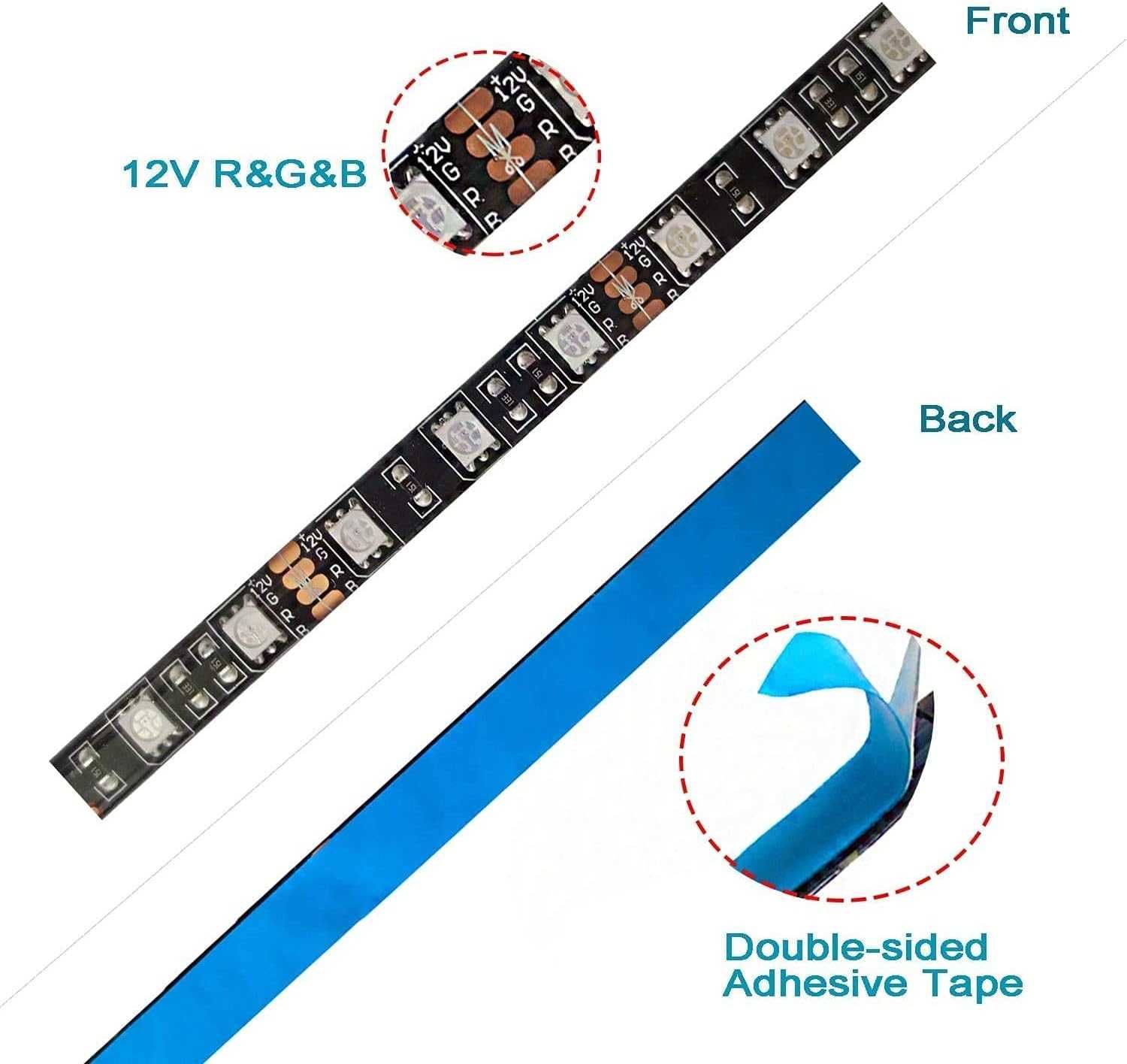 Taśma LED Wielokolorowa RGB IP65 300 diod - 5m - Tesfish