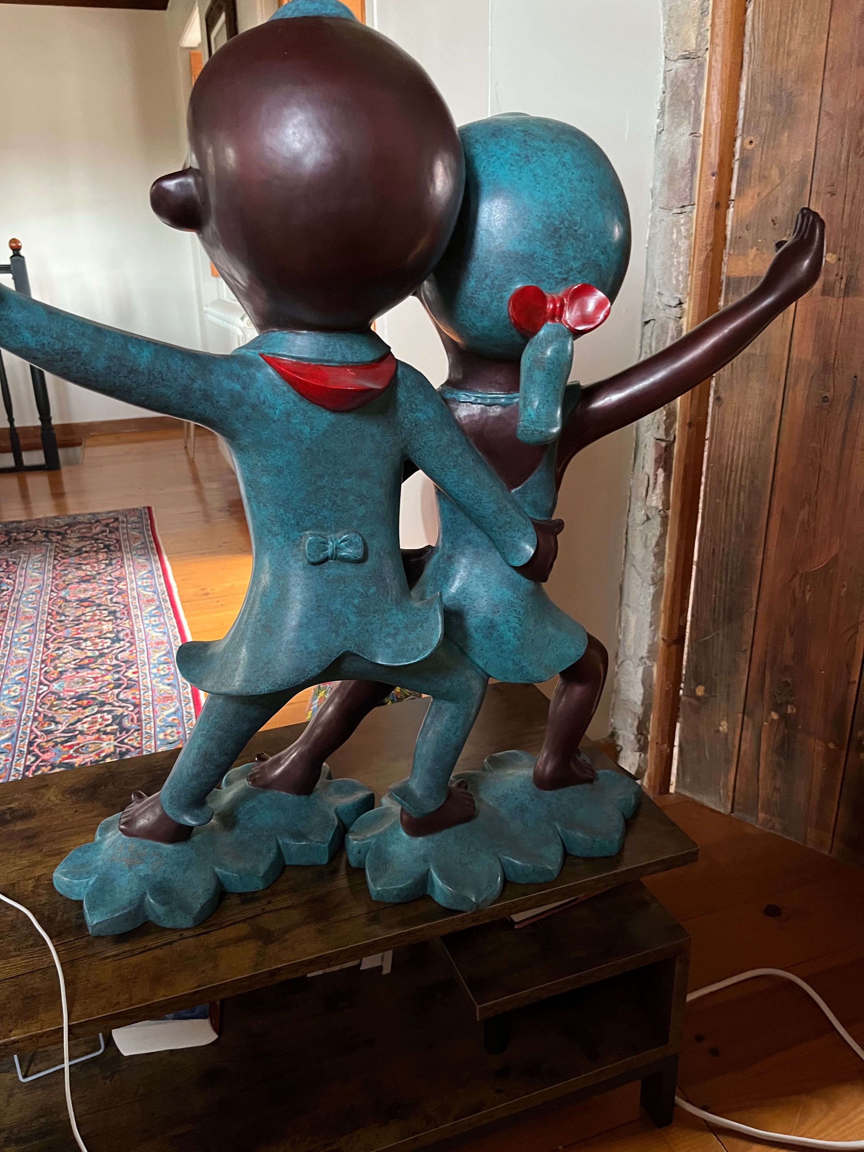 Solid bronze sculpture by Wu Liang Yan (Limited edition)