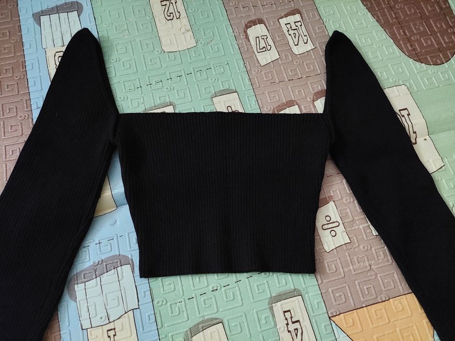 Топ черный STASH размер S новое состояние